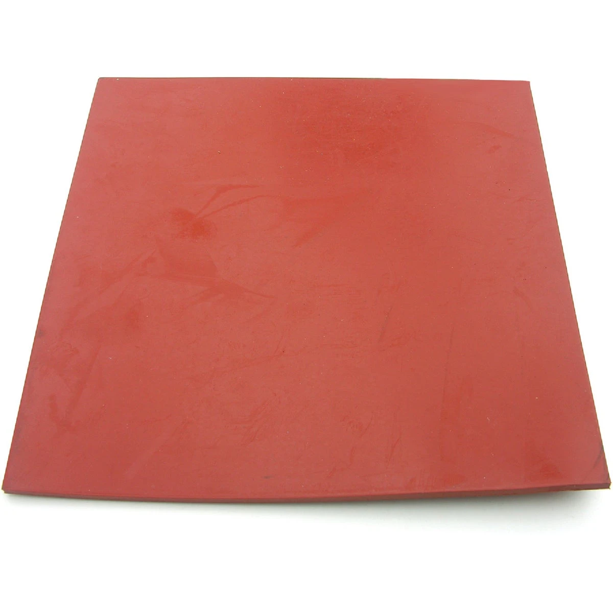 6 In. L X 6 In. W X 1/8 In. Thick Red Rubber Gasket Sheet