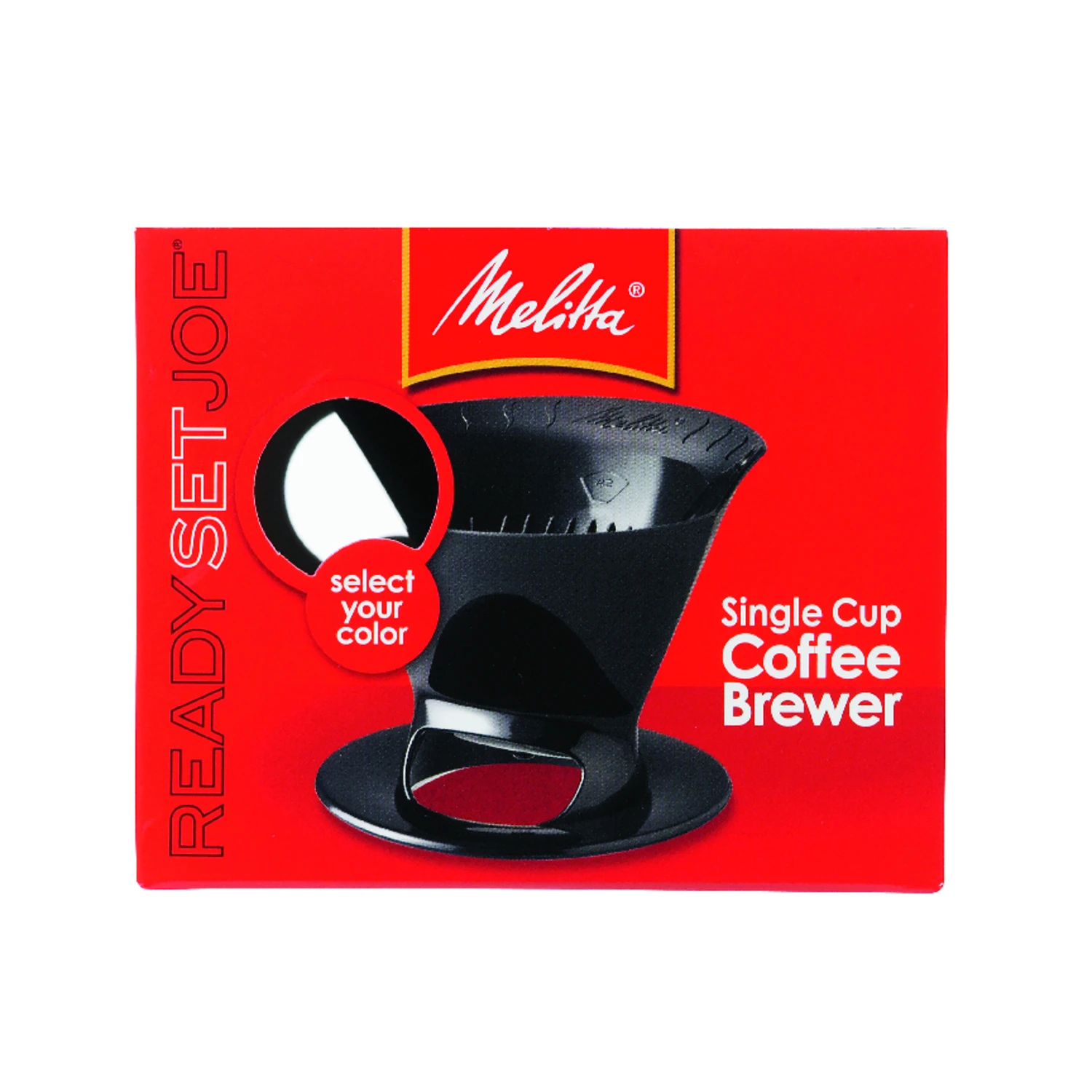 Ready Set Joe Black 1 Cup Pour-over Coffee Brewer With Filters