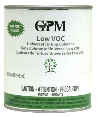 Low Voc Tinting Colorant In Phthalo Green, 1 Quart Size
