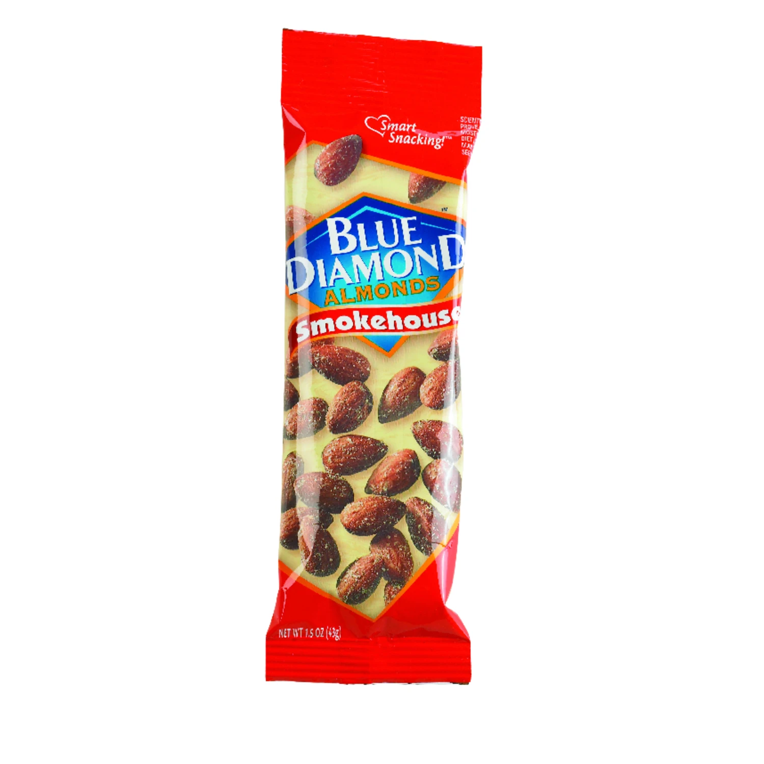 Smokehouse Almonds 1.5 Oz. Bagged - Deliciously Seasoned Snack