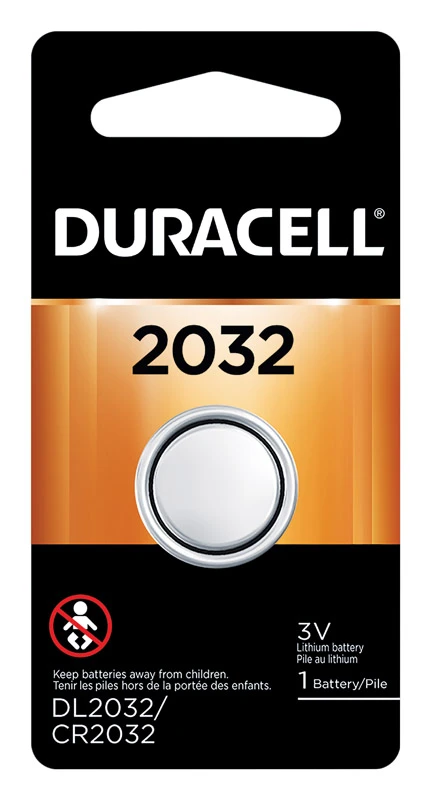 Duracell Lithium 2032 3 volt Security and Electronic Battery 1 pk