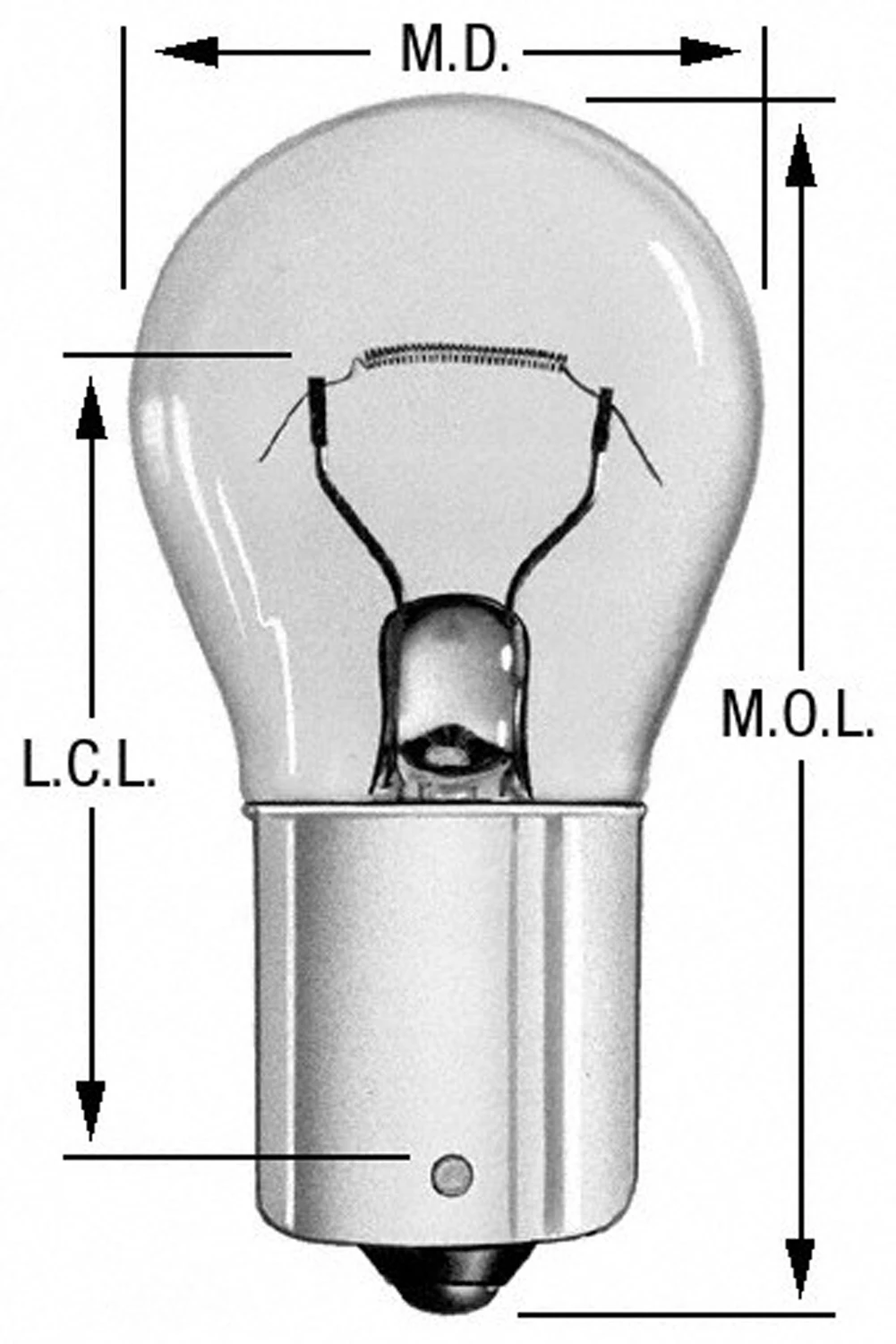 BP1156 Standard Series Back Up Light Bulb Pack