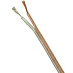 Speaker Wire, Clear, Polarized, Spooled, 18/2, 500 Ft.