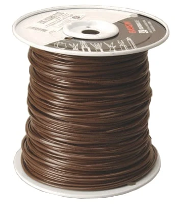 250 Ft. 18/5 Thermostat Wire, Brown Pvc Jacket, Ul Listed