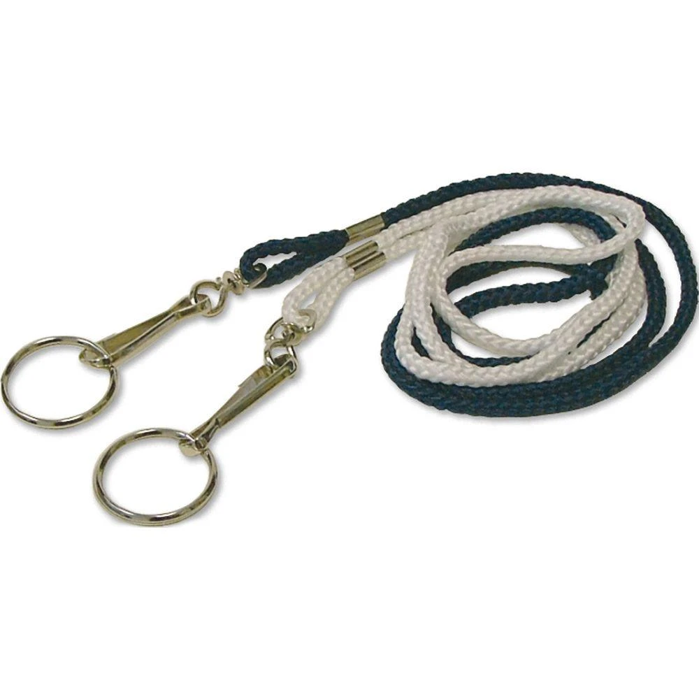 Split Key Ring With 36 In. Lanyard, Assorted Colors, 32-Pc. Bucket