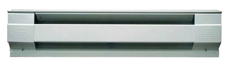 White Baseboard Heater 1000 Watts 48 Inches Electric Wall Mount