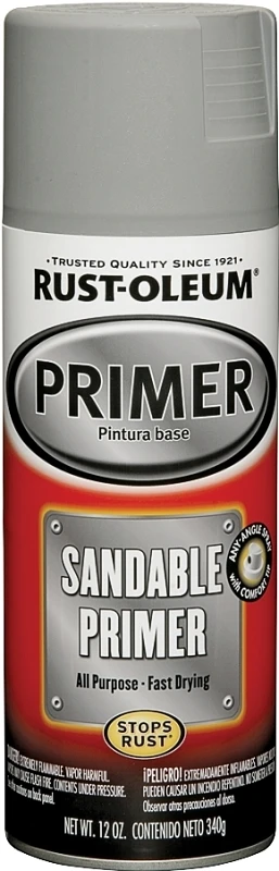 Automotive Sandable Spray Primer Grey 12 Ounce Can