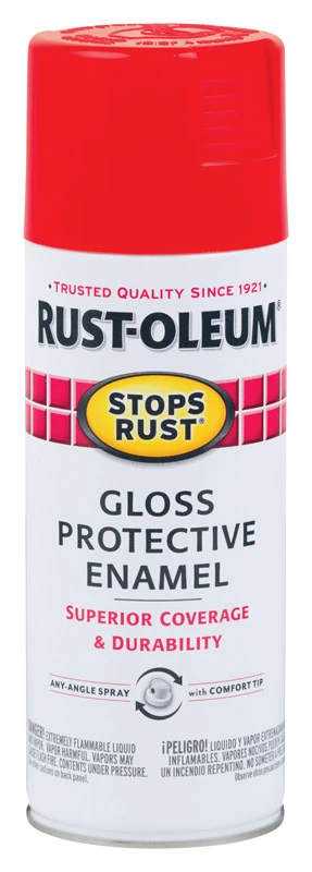 Stops Rust Gloss Cherry Protective Enamel Spray Paint 12 Oz