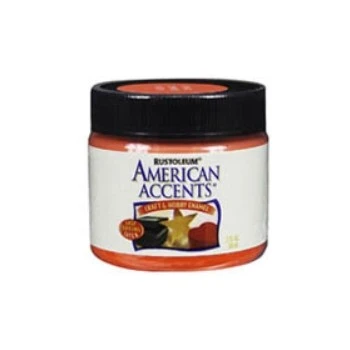 Rust-Oleum 209638 Craft Enamel Brush on 2oz Jar Glow Orange