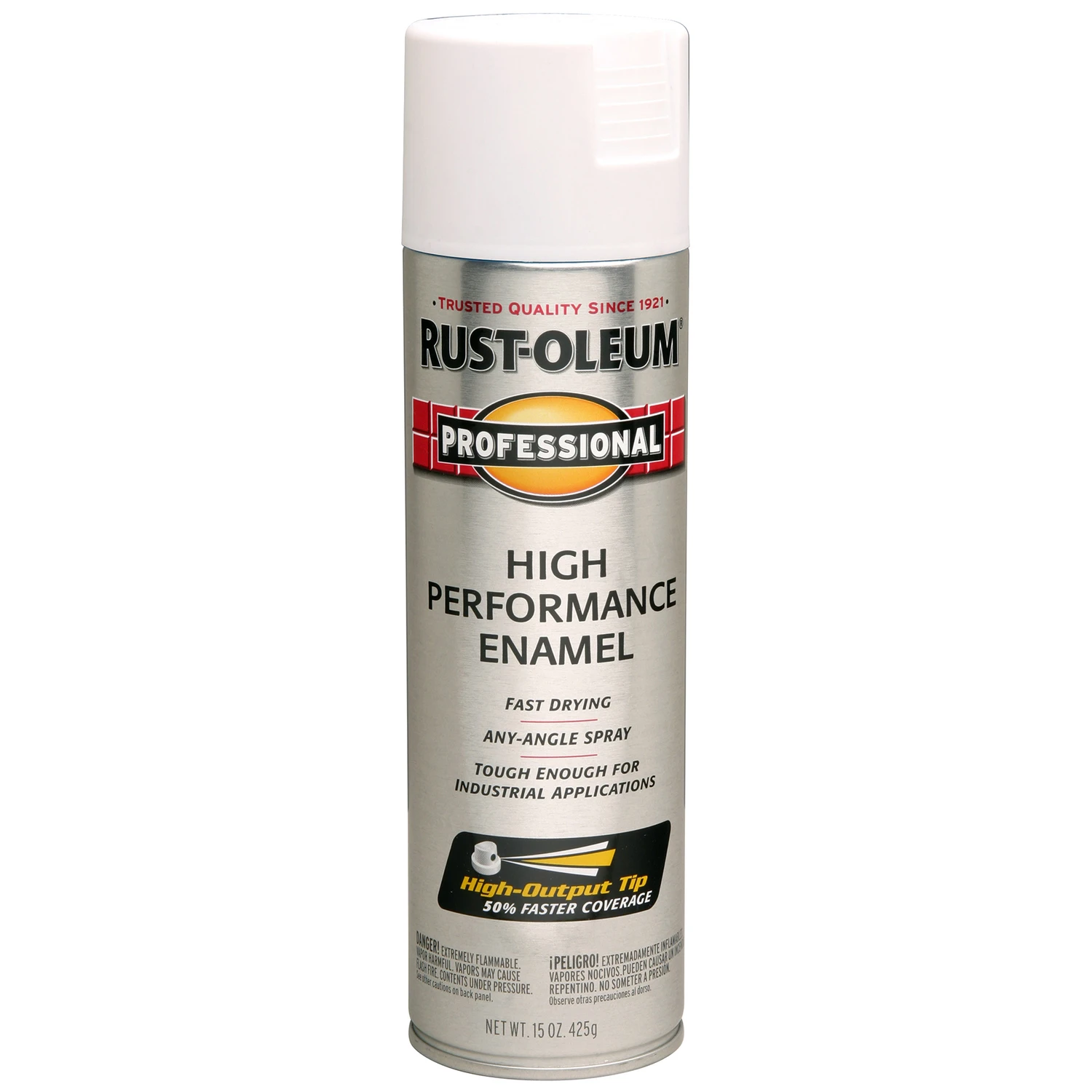 Professional Semi-gloss White High Performance Enamel Spray 15 Oz