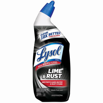 Toilet Bowl Cleaner with Lime and Rust Remover, 24 Ounce Bottle