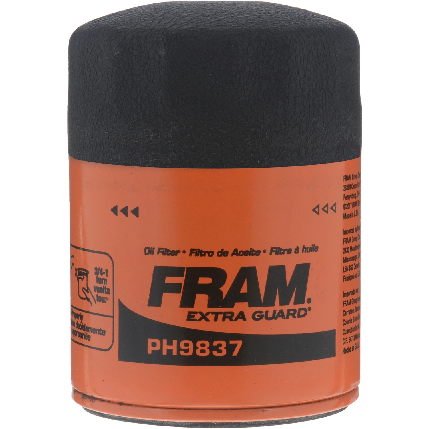 Extra Guard Oil Filter Ph9837 - Spin-on Cartridge For Engine Protection