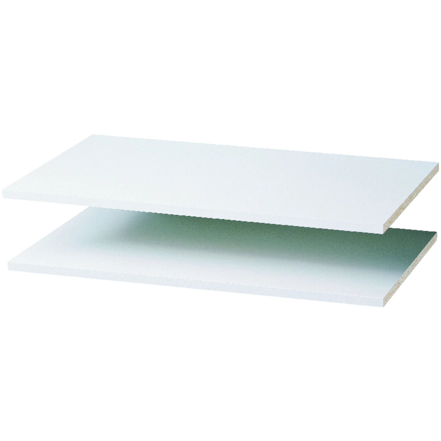 35 In. W X 14 In. D Laminated Closet Shelf, White, 2-pack, Model Rs1436