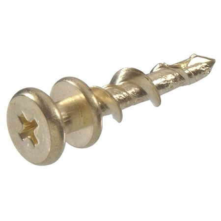 376247 Walldog Self-drilling Picture Hanger In Brass Finish