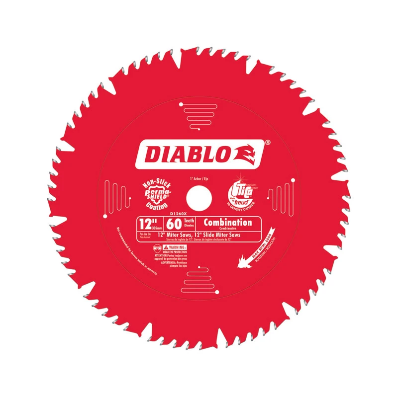 Diablo 12 In. 60-Tooth Combination Circular Saw Blade