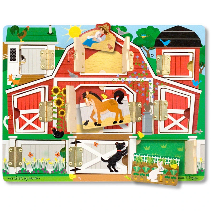 Magnetic Hide & Seek Farm Puzzle Board - Model 4592
