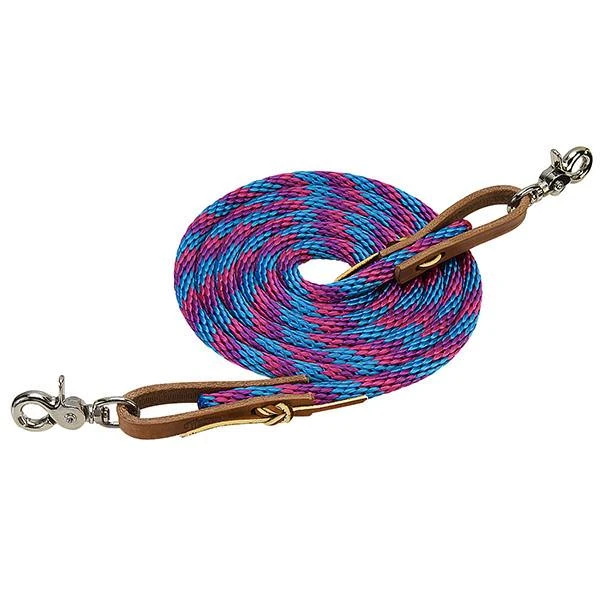 Roper Rein Blue and Pink Polypropylene 3/8 Inch by 8 Foot