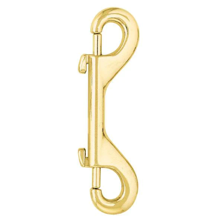 #162 Double Snap Fastener, Brass Construction, 4 Inch Length