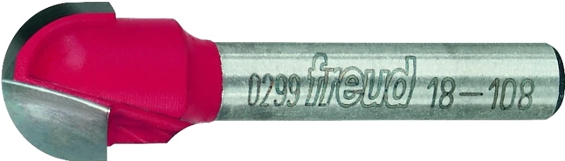 1 Quarter Inch Diameter 2-Flute Round Nose Router Bit for Precision Routing