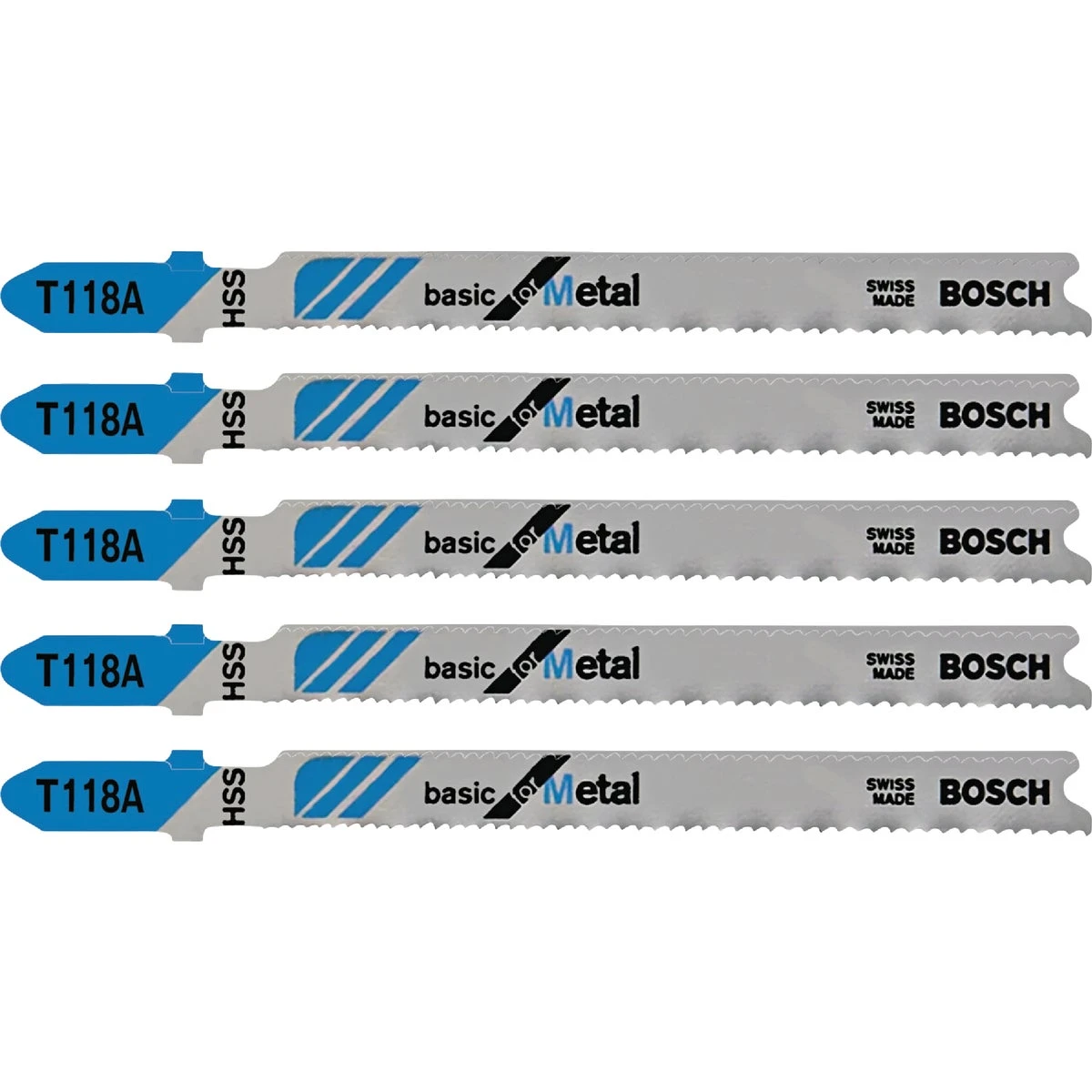 Bosch 3-5/8 in. High Carbon Steel T-Shank Wavy set and milled Jig Saw Blade 17 TPI 5 pk
