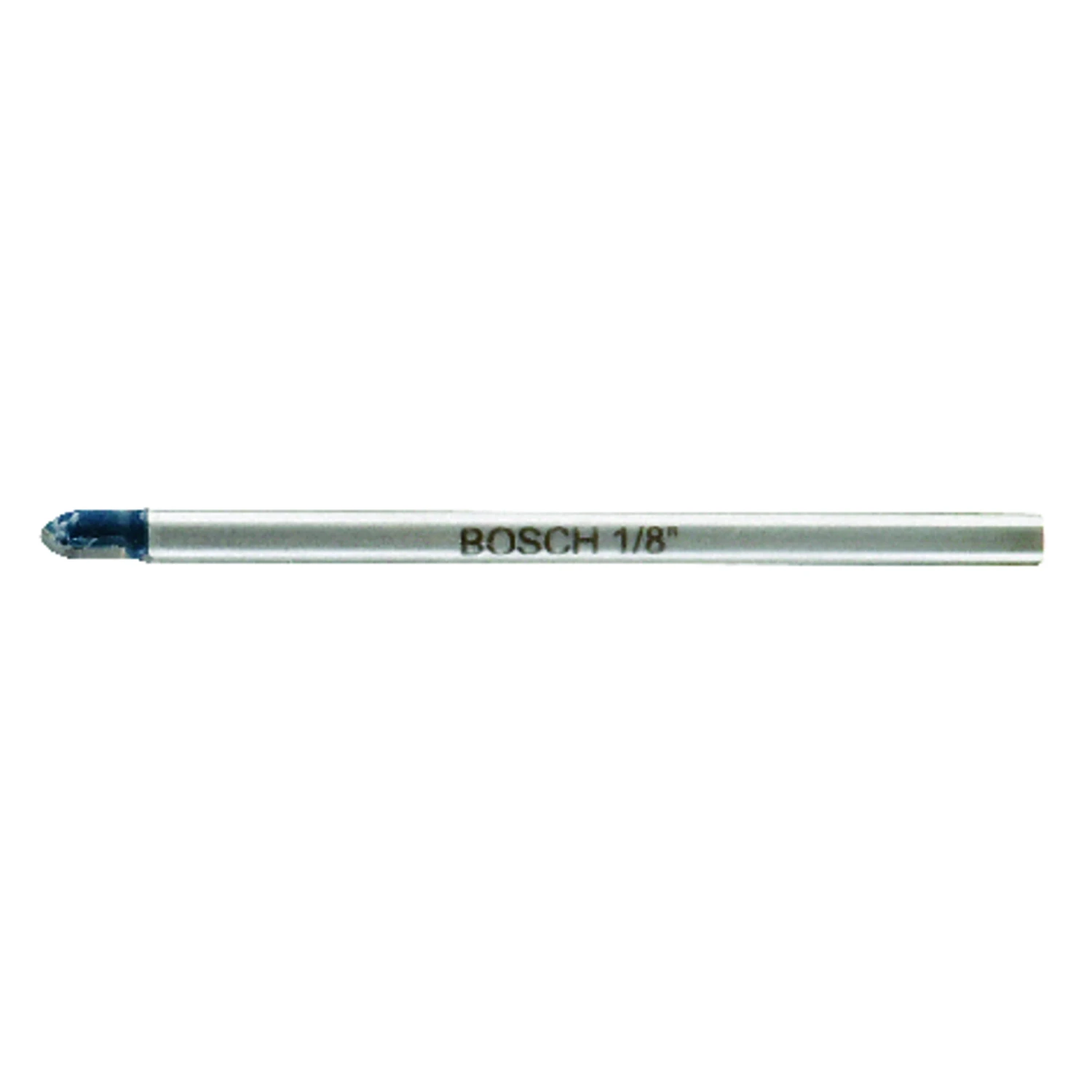 Glass and Tile Drill Bit, 1/8 Inch Diameter, High-Speed Steel Construction