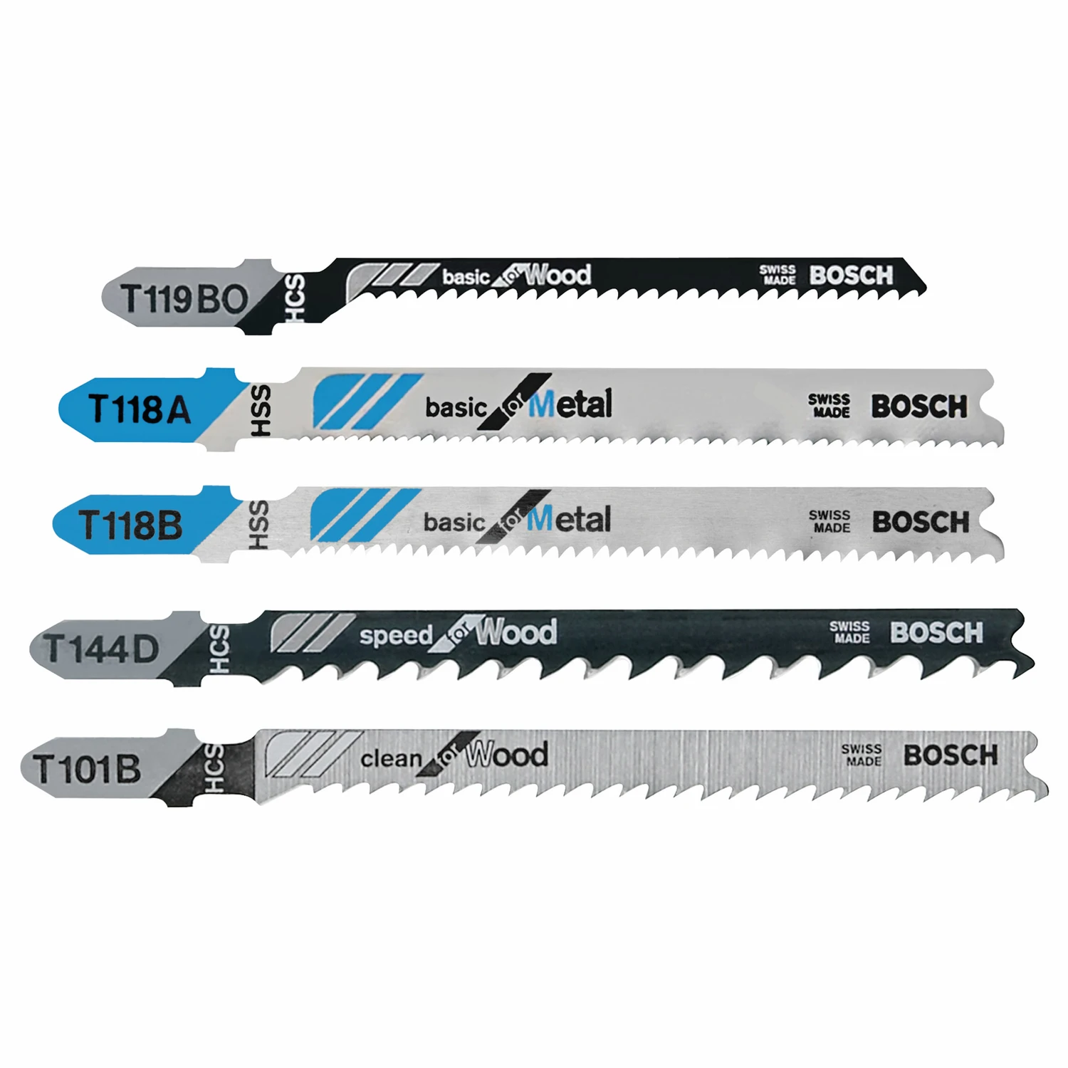 JIG SAW BLADE SET 5PC
