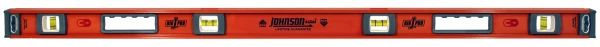 JOHNSON 48" Magnetic Heavy Duty I-Beam Aluminum Level