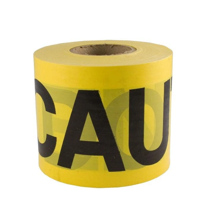 C.H. HANSON Barricade Tape, CAUTION, 300' X 3" X 2 Mil