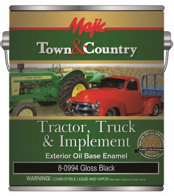 MAJIC Town & Country Tractor, Truck & Implement Enamel Paint, Oil Base, White, Gallon