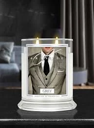 Kringle Candle Medium Jar Grey