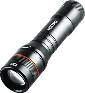 Newton 500 Lumen LED Flashlight with Zoom Focus and Four Light Modes, Batteries Included