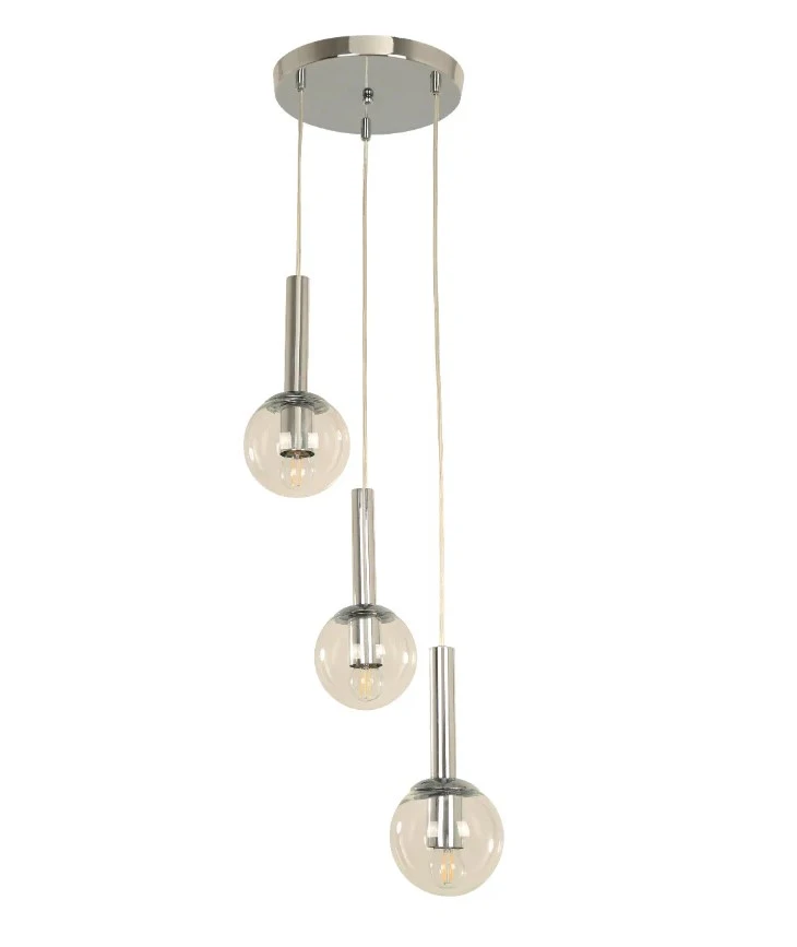 3L HANGING LAMP CHROME 40W