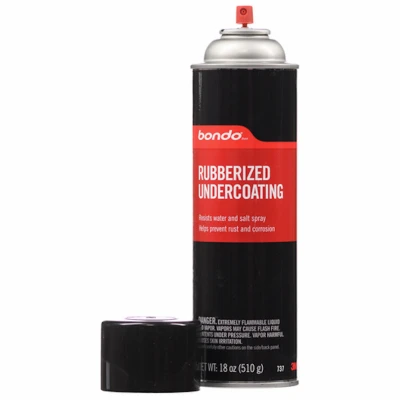 Rubberized Undercoating Spray, 18 Oz. For Automotive Body Repair