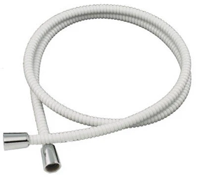 60-inch White Universal Reinforced Vinyl Hose With 1/2-inch Connections
