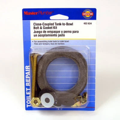 Toilet Tank-to-bowl Bolt And Gasket Set With Brass Bolts And Plastic Wing Nuts