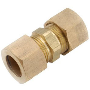 1/2 Inch Brass Compression Full Union Lead Free Compliant Fitting