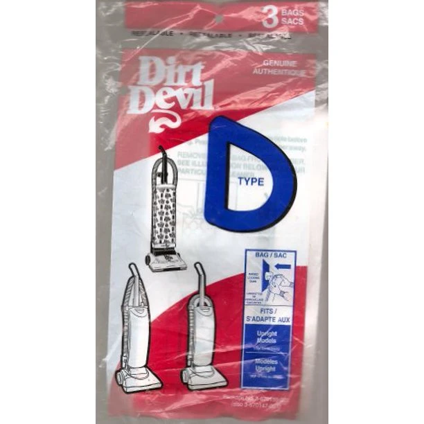 Style  D  Upright Vacuum Cleaner Bags, 3-Pk.