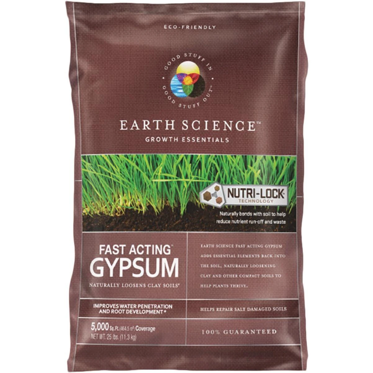 30lb Fast Acting Soil Gypsum Plus With Nutri-lock Technology For Soil Improvement