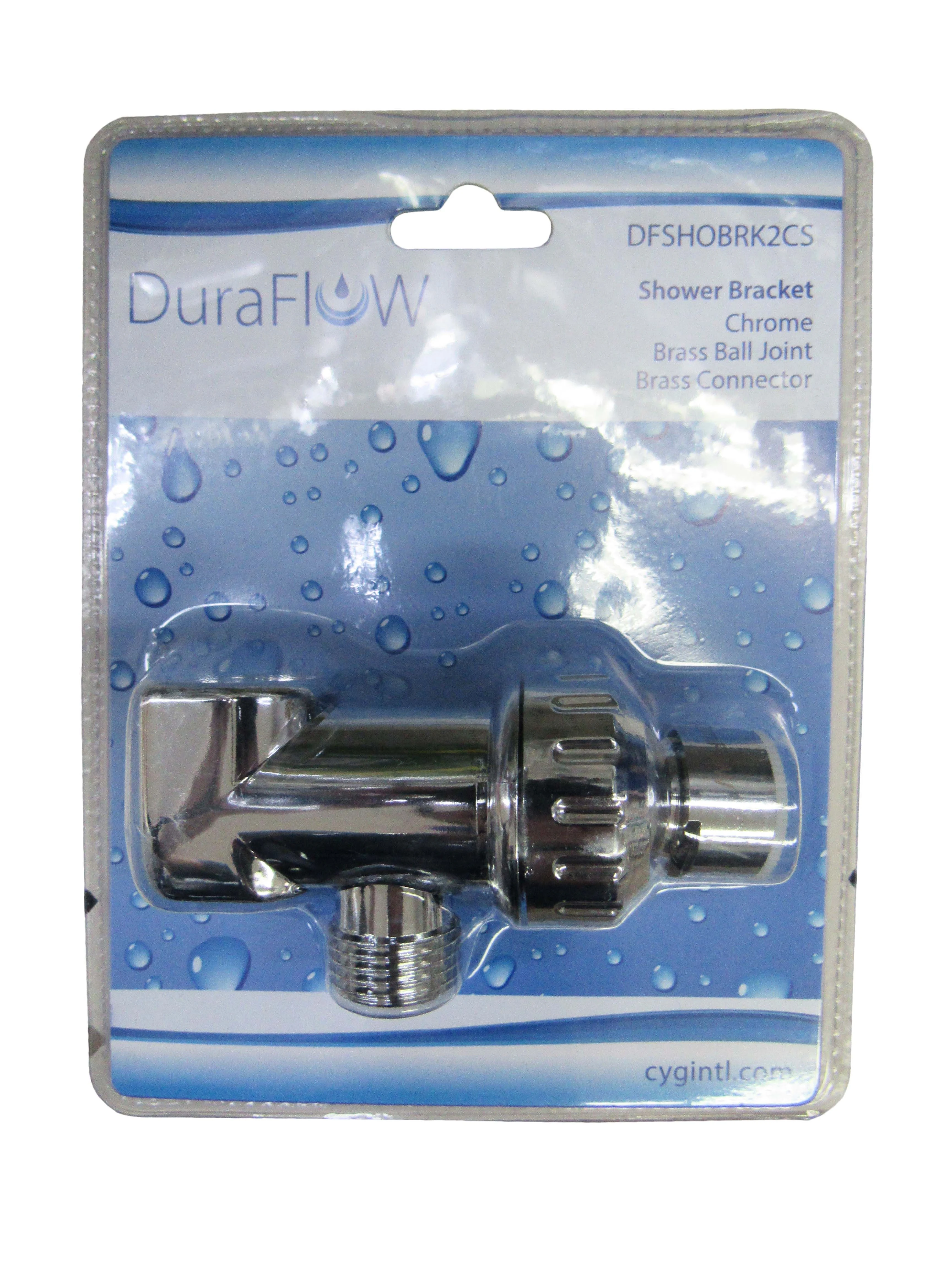 Chrome Shower Bracket With Brass Ball Joint For Adjustable Shower Heads