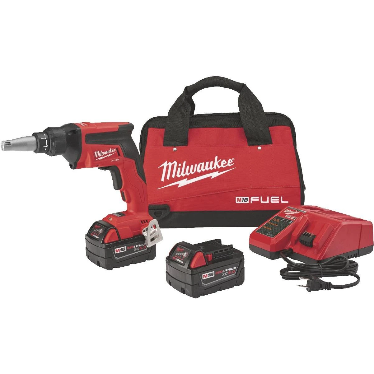 M18 Fuel Brushless Drywall Cordless Screwgun Kit With 2 Batteries & Charger
