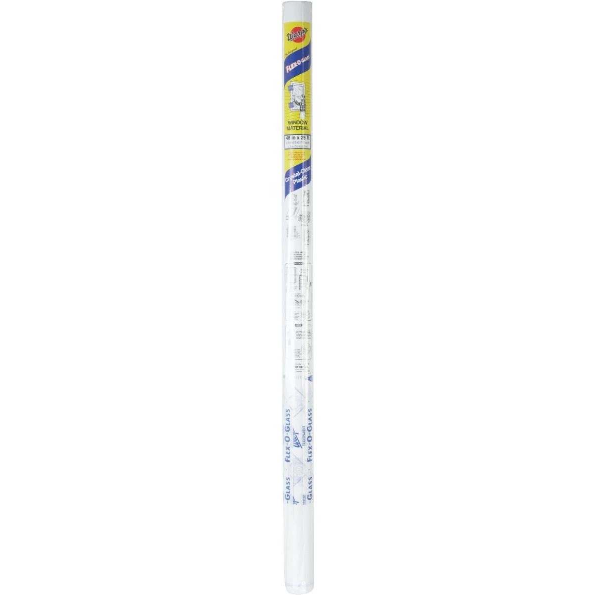 Flex-o-glass 48 In. X 25 Ft. Clear 4 Mil. Heavy-gauge Plastic Sheeting