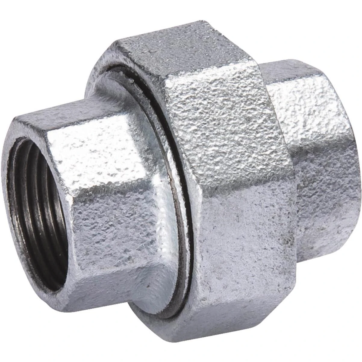 1 Inch X 1 Inch Fpt Malleable Iron Galvanized Union Plumbing Fitting