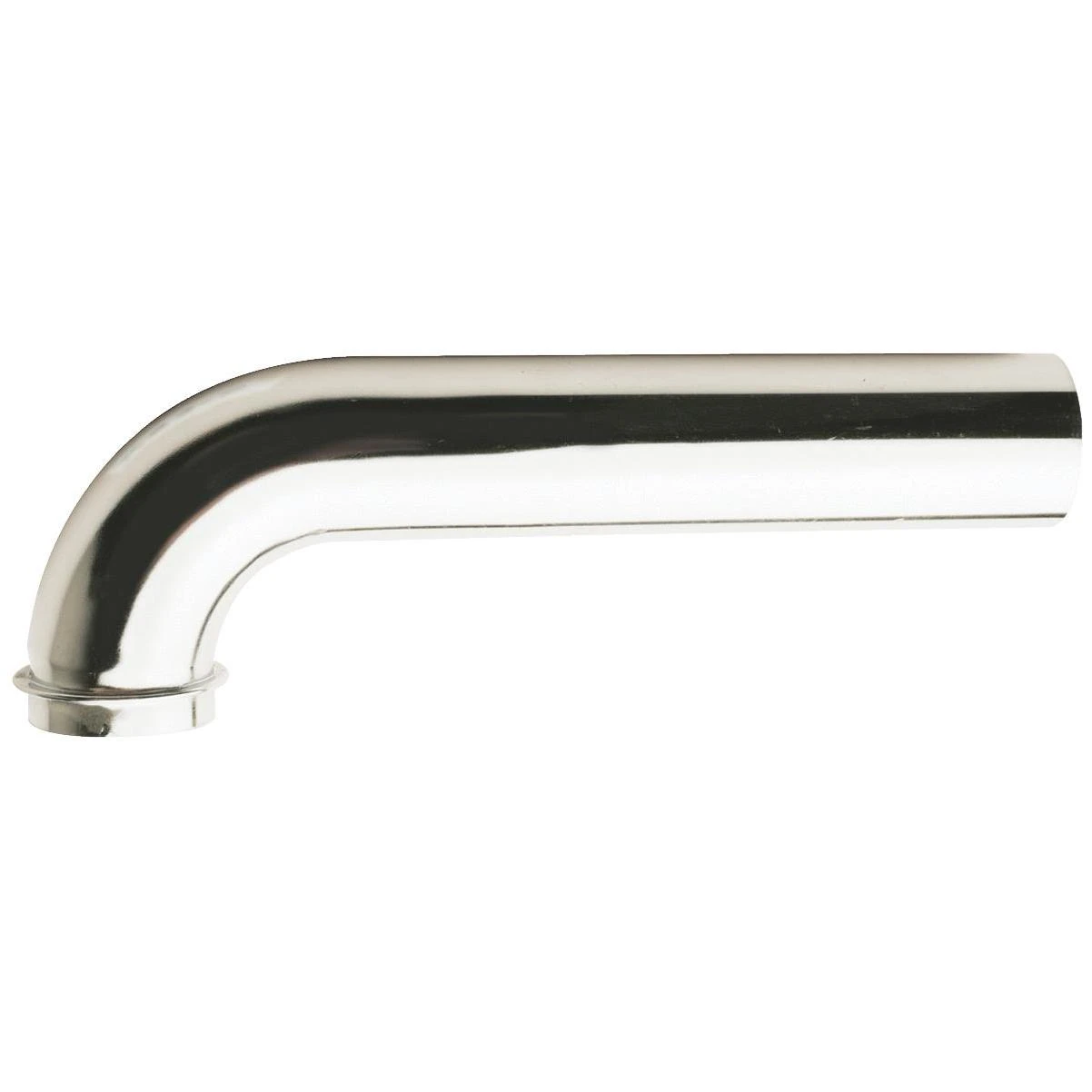 1-1/4 Inch X 7 Inch Brass Wall Tube - Durable 22-gauge Construction