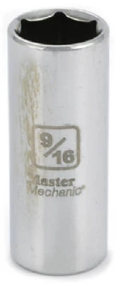 3/8 Inch Drive 9/16 Inch 6-point Deep Well Socket Tool