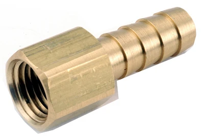 Brass Barb Insert Pipe Fitting, 1/2 Hose X 1/2 In. Female Pipe Thread