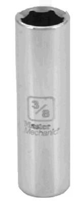 1/4 Inch Drive 3/8 Inch 6-point Deep Socket Tool