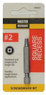 MM #2SQ RECES 2SCR BIT