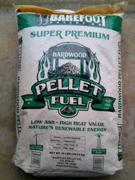 40lb Barefoot Wood Pellet Fuel - 100% Hardwood Blend With Low Ash Content