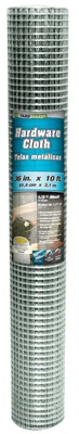 Metal Hardware Cloth Fence, 1/2-inch Mesh, 36-inch X 10-foot Roll, 19 Gauge