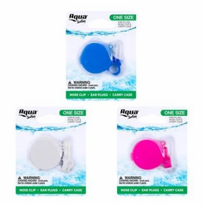 Ear/nose Water Protection Combination Set - Hypoallergenic Nose Clip & Soft Ear Plugs